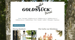 Desktop Screenshot of goldstueck-dirndl.com